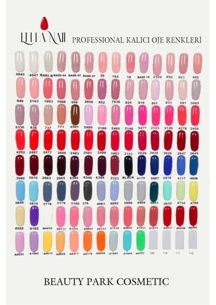 Profesyonel Kalıcı Oje Serisi fiyatları