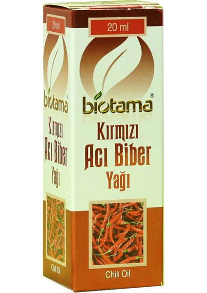 Kırmızı Acı Biber Yağı 20 ml