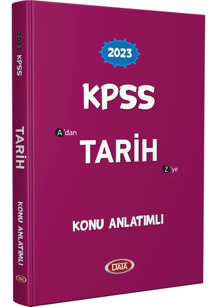 Data Yayınları KPSS Tarih Konu Anlatımlı - Faruk Kara