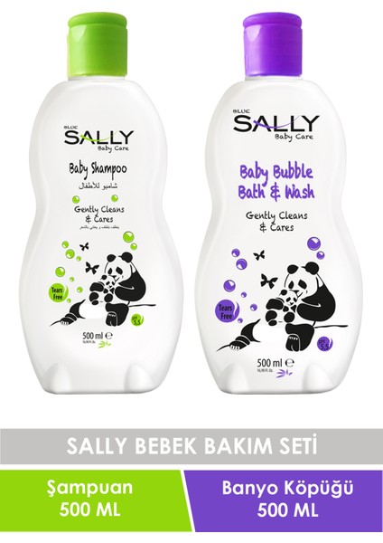 Bebek Bakım Seti Bebek Şampuan ve Banyo Köpüğü 500 ml