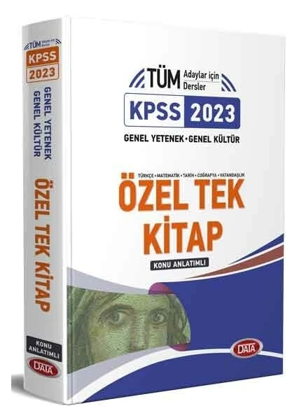 Data Yayınları KPSS Genel Yetenek - Genel Kültür Konu Anlatımlı Tek Kitap