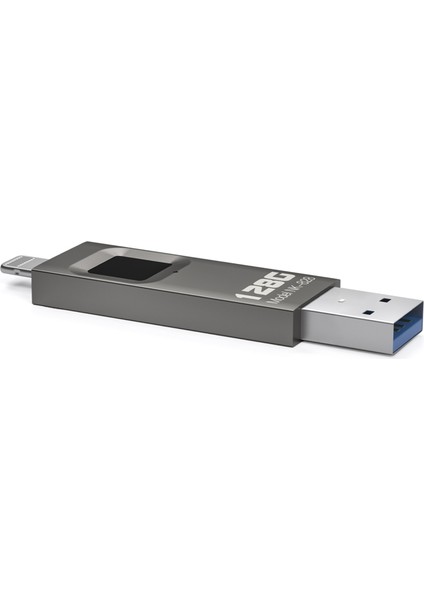 iPhone iPad USB 128GB Parmak Izi Korumalı Flash Bellek