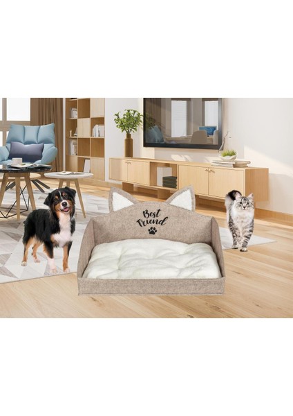 Kedi Köpek Yatağı Kahve