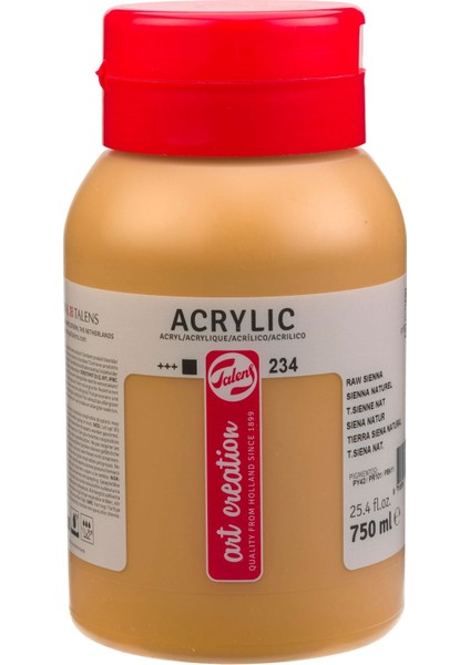 Talens Art Creation Akrilik Boya 750 ml Raw Sienna