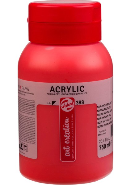 Talens Art Creation Akrilik Boya 750 ml Naphthol Red Light