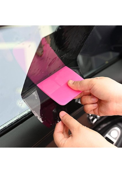 Ppf/tph Silikon Çekçek Ragle Cam Filmi Çekme Uygulama Aparatı Pembe 10X7.5CM fırsatları