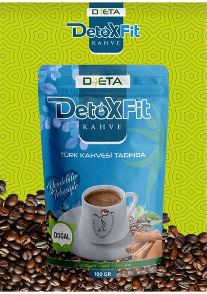 Detoxfit Türk Kahvesi 4 x 100 gr