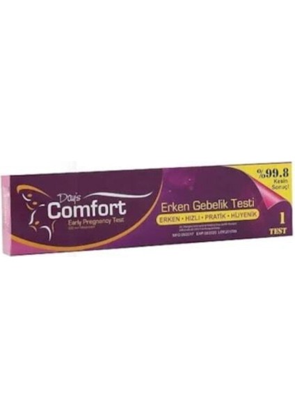 Days Comfort Day's Comfort Early Pregnancytest