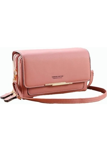 Kadın Mini Omuz Çantası - Pembe (Yurt Dışından)