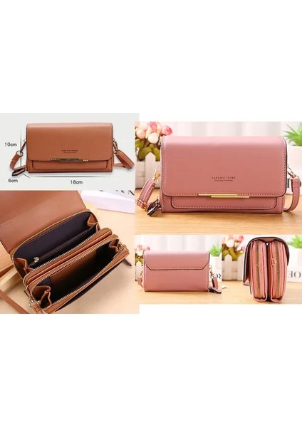 Kadın Mini Omuz Çantası - Pembe (Yurt Dışından) fırsatları