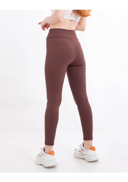 Kadın Kahverengi Fitilli Ekstra Bel Toparlayıcı Tayt-Iç Göstermez fiyatları
