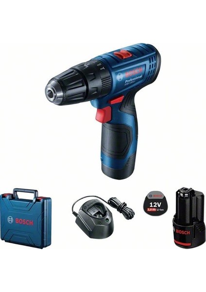 Professional GSB 120-LI 12 Volt 2,0 Ah Akülü Darbeli Delme/Vidalama