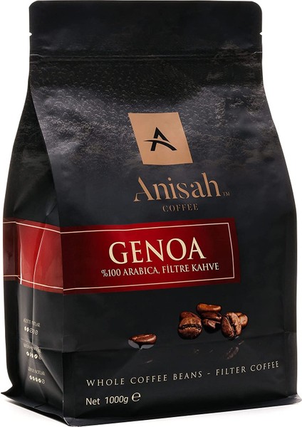 Anisah Genoa Çekirdek Filtre Kahve Orta Kavrulmuş 1000 gr