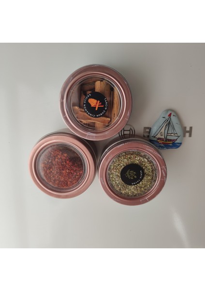 Mıknatıslı Baharatlık 3'lü Set
