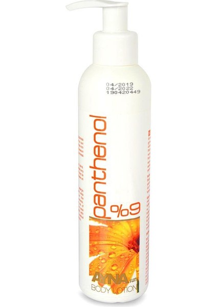 Ayna Sun Panthenol Vücut Losyonu 200 Ml