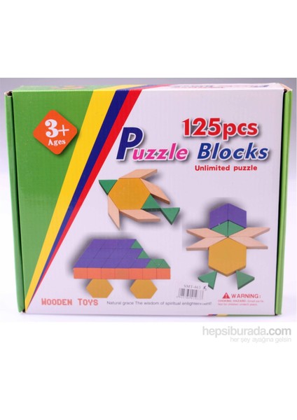 125PCS Intellectual Puzzle Blocks