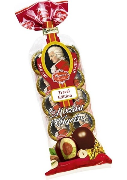 Reber Mozart Kugel Zartbitter Schokolade 200 G