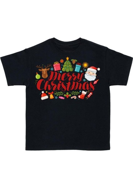 Merry Christmass Yılbaşı Çocuk Tişört New Year
