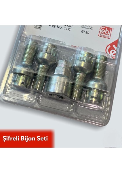 Audi A4 Şifreli Bijon Seti 2008 - 2014 - 8D0698137B