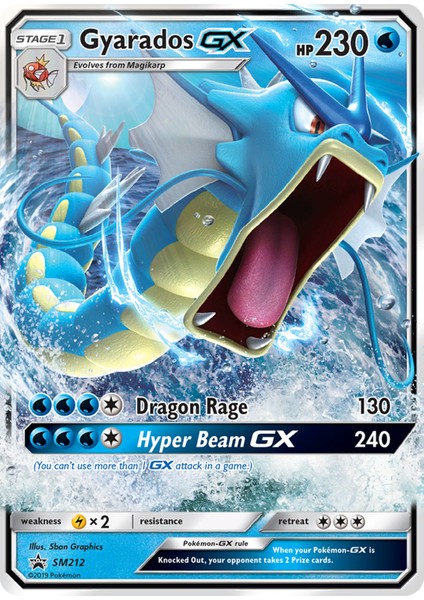 Pokemon Gyarados Gx 230HP Kart