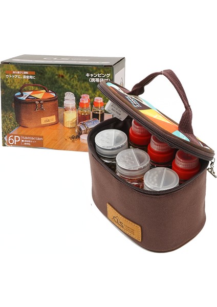 Mini Baharat Şişe Seti 6 Parçalı Set (Yurt Dışından)