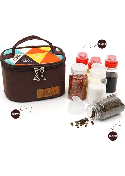 Mini Baharat Şişe Seti 6 Parçalı Set (Yurt Dışından)