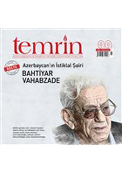 Temrin Aylık Edebiyat Dergisi: 99 - Ocak 2020