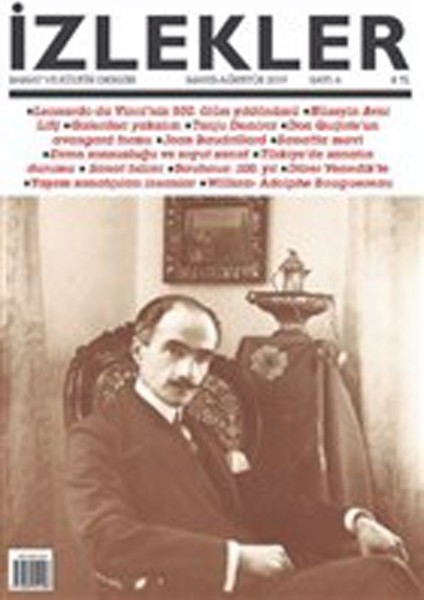 Izlekler Sanat ve Kültür Dergisi Sayı: 6 Mayıs - Ağustos 2019