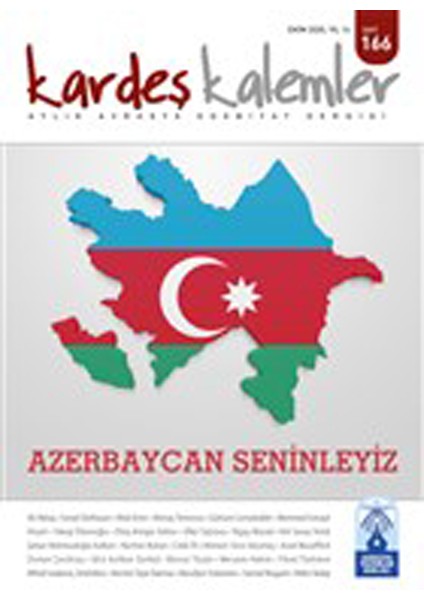 Kardeş Kalemler Aylık Avrasya Edebiyat Dergisi Sayı: 166 Ekim 2020