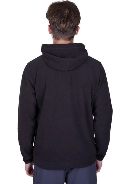 Cliff Erkek Kapşonlu Polar 3xl Beden Siyah