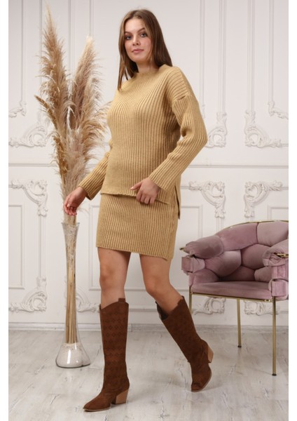 Fitilli Etek-Kazak Alt-Üst Takımı modelleri