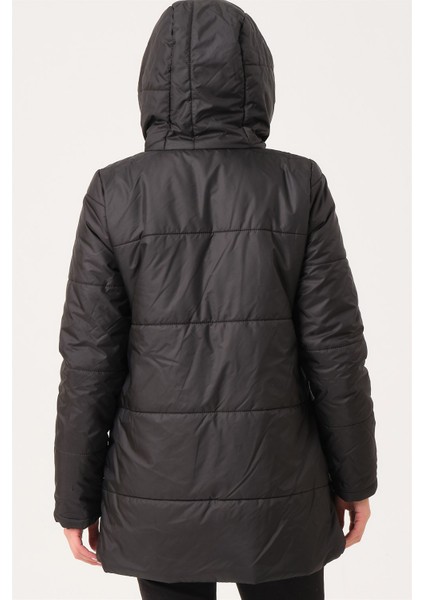 Z6660 Dewberry Bayan Kaban-Açık Siyah fiyatları