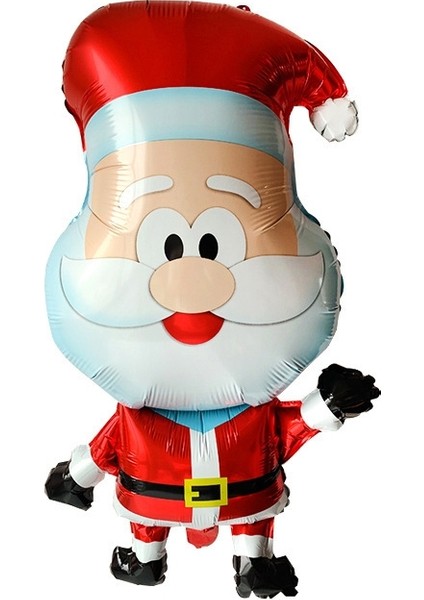 10 Adet Noel Dekorasyonu Alüminyum Film Balonları, Stil: Sevimli Noel Baba (Yurt Dışından)