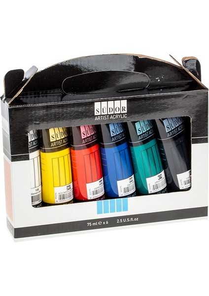 Akrilik Boya Tüp 75 ml x 6 MA075-X6 9256