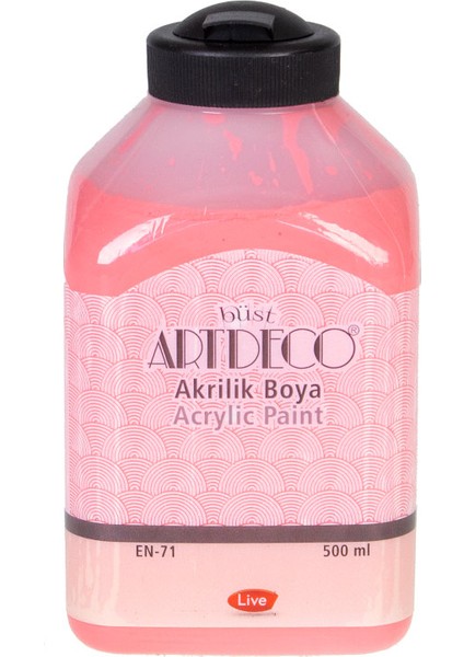 Akrilik Boya 500 ml Pembe 70L-3604 4034