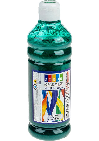 Akrilik Boya Koyu Yeşil 500 ml SD1009-11 7247