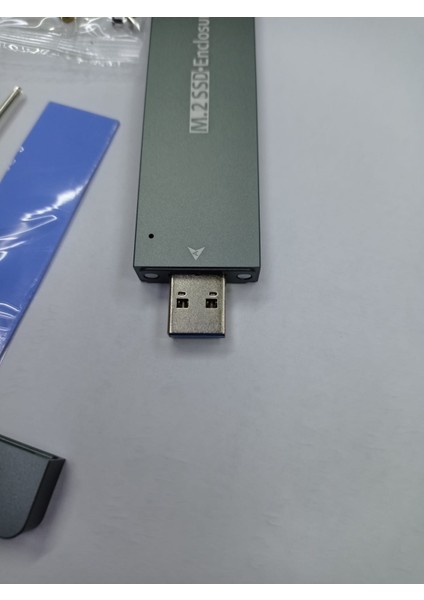 Type C 3.1 To USB Çift Taraflı M.2 Nvme SSD Alüminyum Kutusu (Boş Kutu)