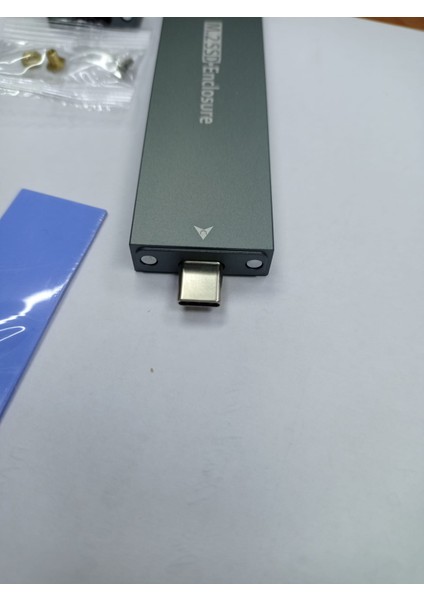 Type C 3.1 To USB Çift Taraflı M.2 Nvme SSD Alüminyum Kutusu (Boş Kutu)