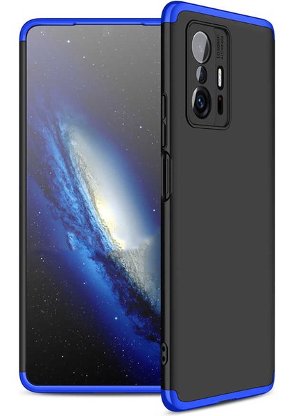 Xiaomi Mi 11T Pro 5g Kılıf 360 Tam Koruma Ön ve Arka Sert Mika Kapak Orjinal Ays Gkk Kapak