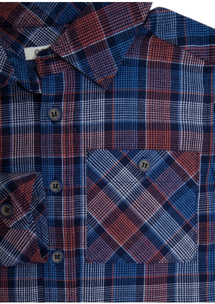 100% Pamuk Ekose Desen Kışlık Erkek Çocuk Gömlek fiyatları