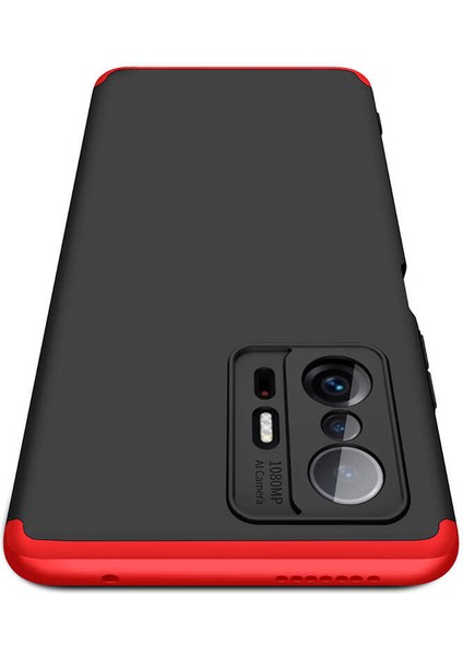 Xiaomi Mi 11T Pro 5g Kılıf 360 Tam Koruma Ön ve Arka Sert Mika Kapak Orjinal Ays Gkk Kapak