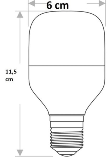 CT-4329 15W/6500K LED Ampul (BEYAZ-6ADET)