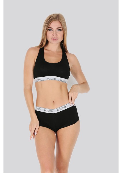 Kadın Siyah Şort Büstiyer Takım fiyatları