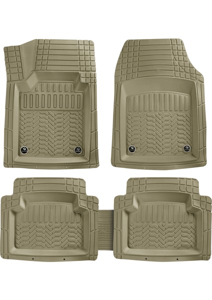 Daihatsu Terios Havuzlu Universal Paspas Krom Bej Renk