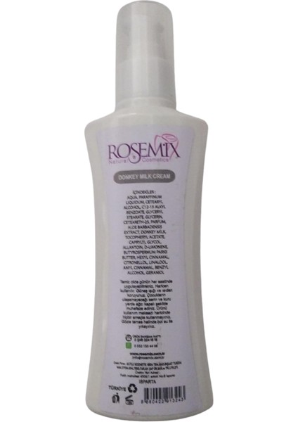 Eşek Sütü El ve Vücut Kremi Vitamin E Destekli 180 ml