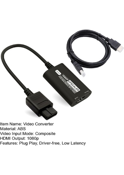 Video Dönüştürücü Tak ve Çalıştır Sinyal Dönüştürme Düşük Gecikmeli Oyun Konsolu Videosu (Yurt Dışından) fiyatları