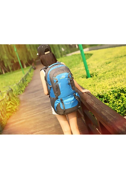 60L Açık Yürüyüş Kampı Sırt Çantası Seyahat Sırt Çantası Trekking Bagaj Çantası Yeşil (Yurt Dışından) fırsatları
