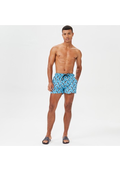 Nautıca Erkek Yeşil Standart Fıt Şort Mayo T25410T.40F