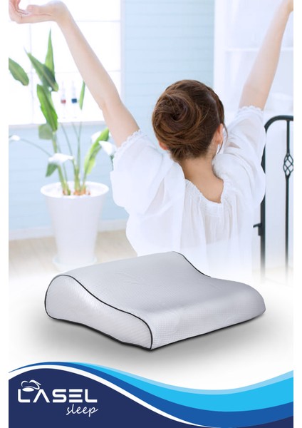 - Vısco Classic Xl- Visco Yastık Ortopedik Boyun Yastığı Boyun Fıtığı Yastığı