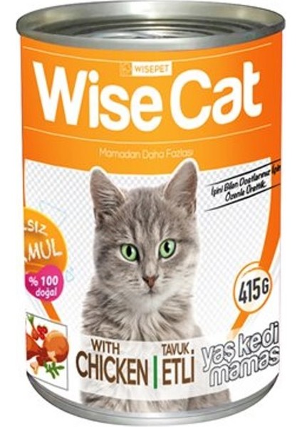 Wise Cat Yetişkin Kedi Konserve Maması 400 gr